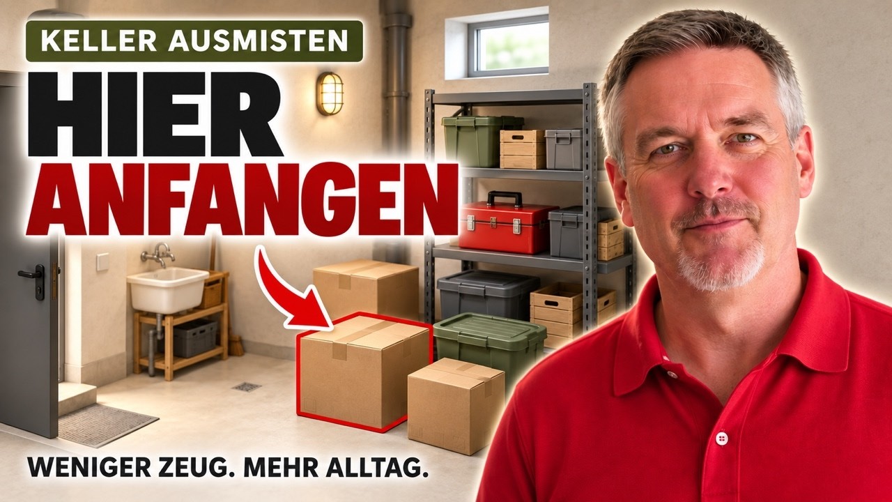 Vorschaubild: Keller ausmisten: Wo anfangen? Ein klarer Plan für den ersten Schritt
