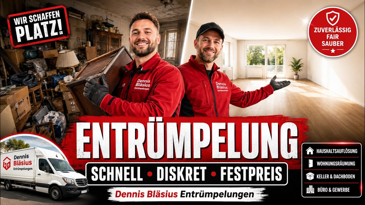 Vorschaubild: Entrümpelung & Haushaltsauflösung vom Profi – schnell, diskret & zum Festpreis