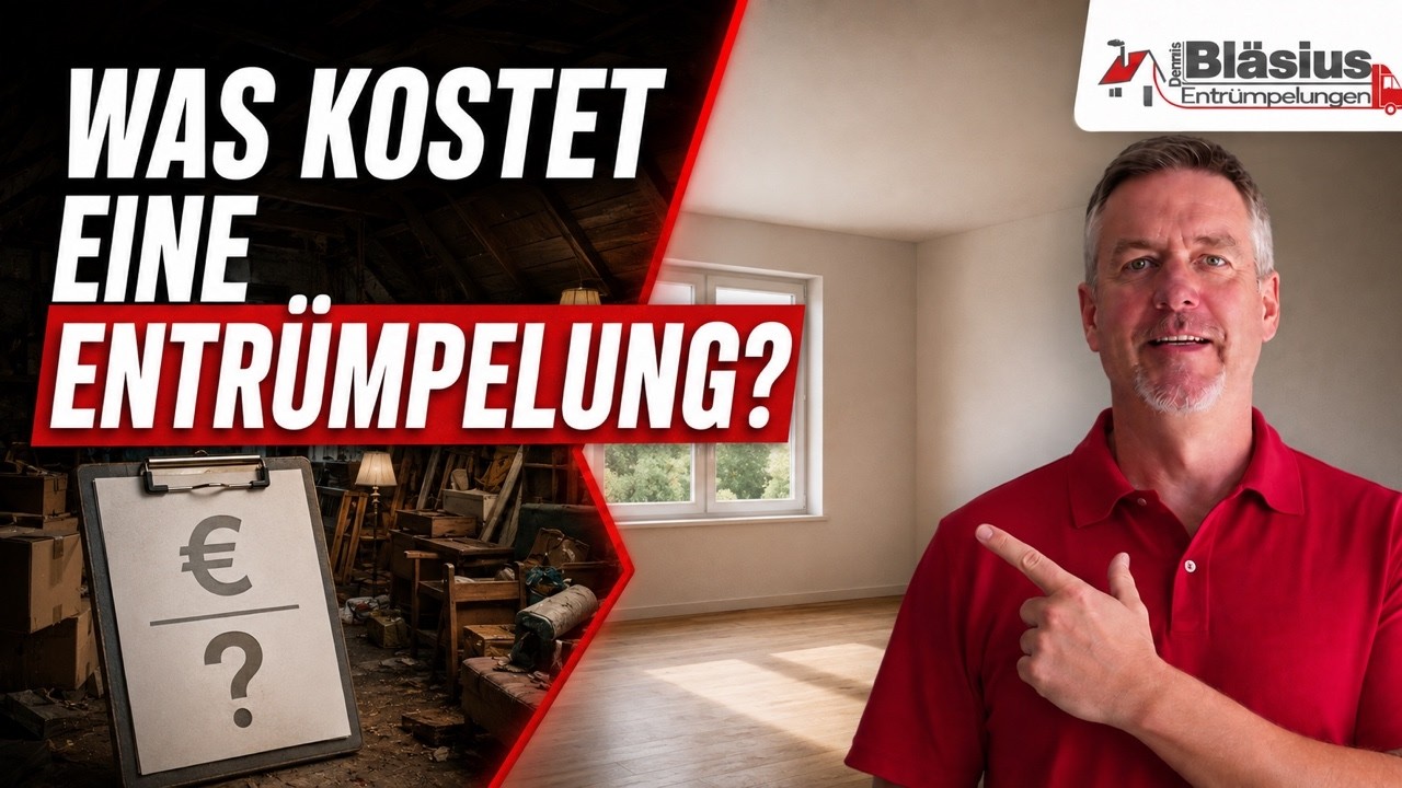 Vorschaubild: Was kostet eine Entrümpelung? Preisfaktoren & Festpreis erklärt | Bläsius